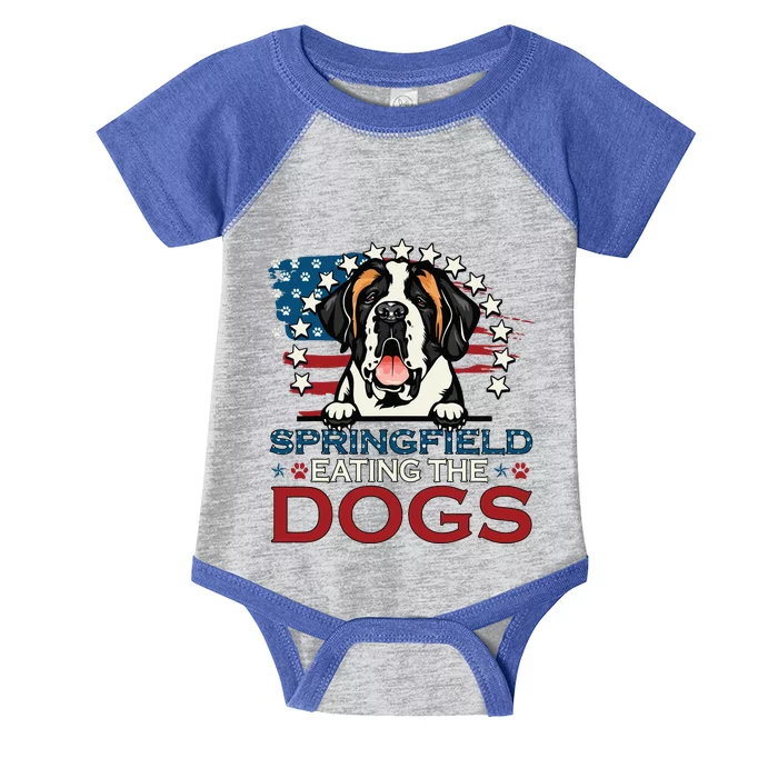 Eating The Dog Saint Bernard In Springfield Election Infant Baby Jersey Bodysuit