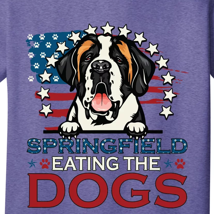 Eating The Dog Saint Bernard In Springfield Election T-Shirt