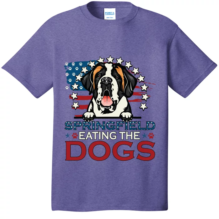 Eating The Dog Saint Bernard In Springfield Election T-Shirt