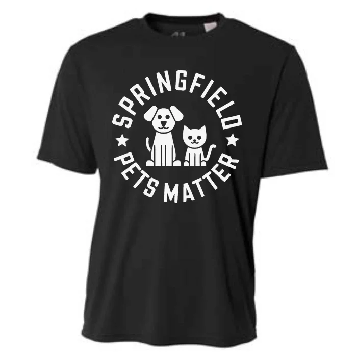 Eating The Dogs Springfield Pets Matter Cute Animal Design Cooling Performance Crew T-Shirt