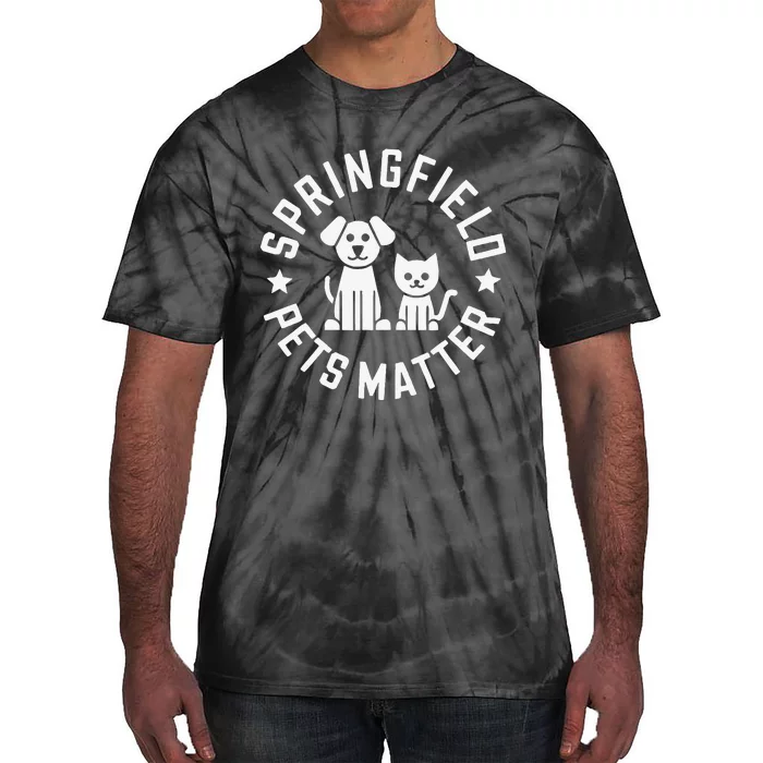 Eating The Dogs Springfield Pets Matter Cute Animal Design Tie-Dye T-Shirt