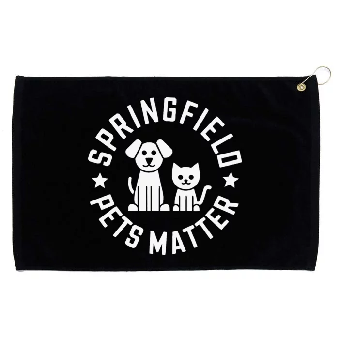 Eating The Dogs Springfield Pets Matter Cute Animal Design Grommeted Golf Towel