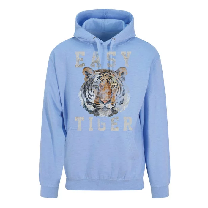 Easy Tiger Distressed Casualcool Giftchic Graphic Gift Unisex Surf Hoodie