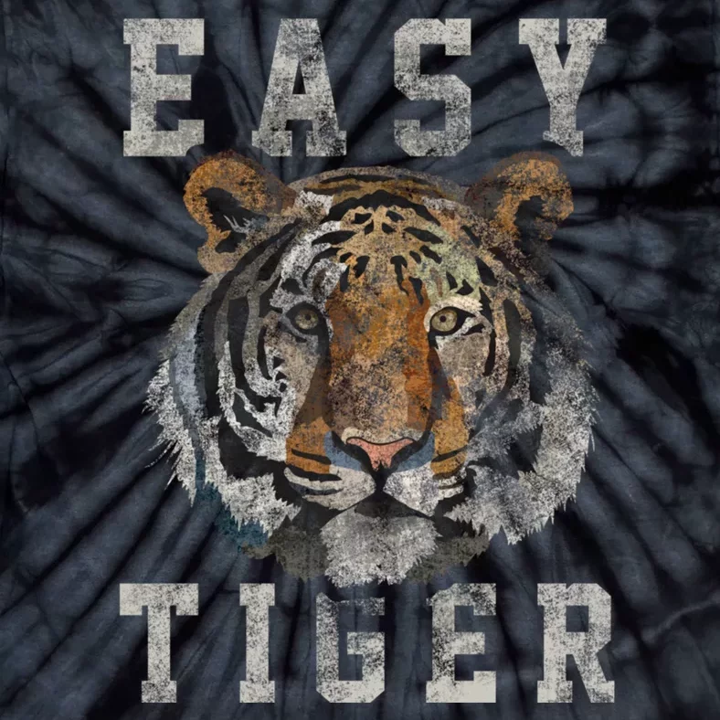 Easy Tiger Distressed Casualchic Graphic Tie-Dye T-Shirt