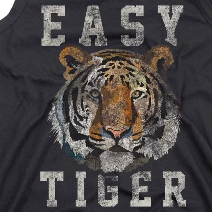 Easy Tiger Distressed Casualchic Graphic Tank Top