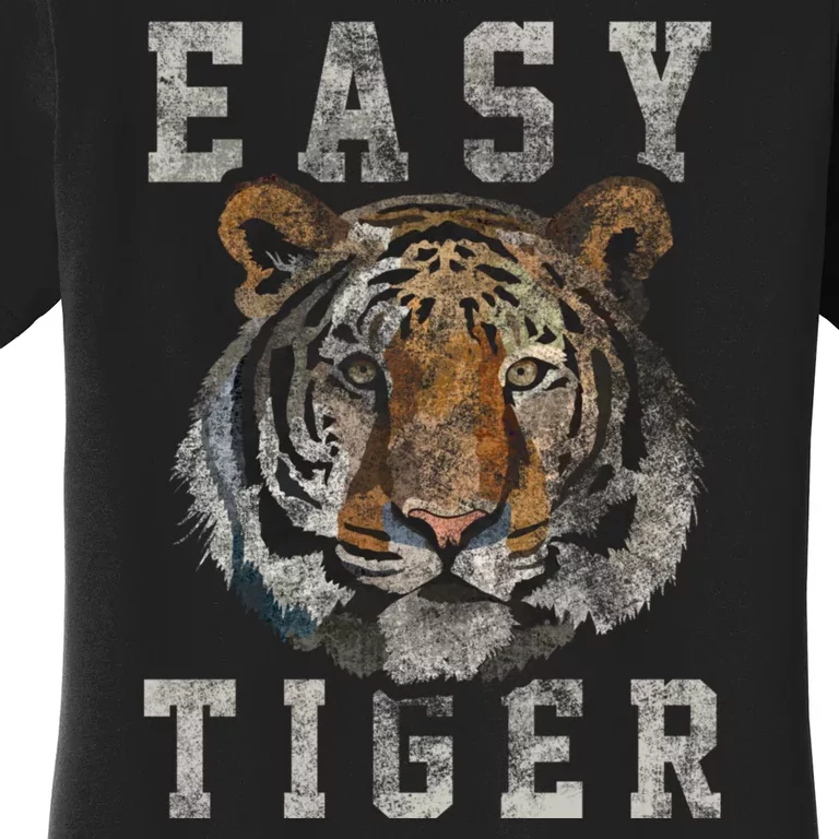 Easy Tiger Distressed Casualchic Graphic Women's T-Shirt