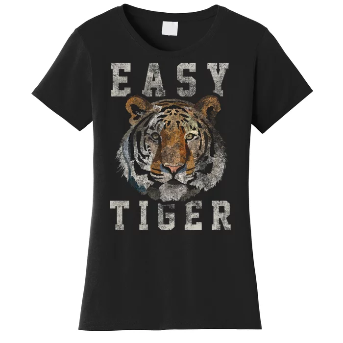 Easy Tiger Distressed Casualchic Graphic Women's T-Shirt