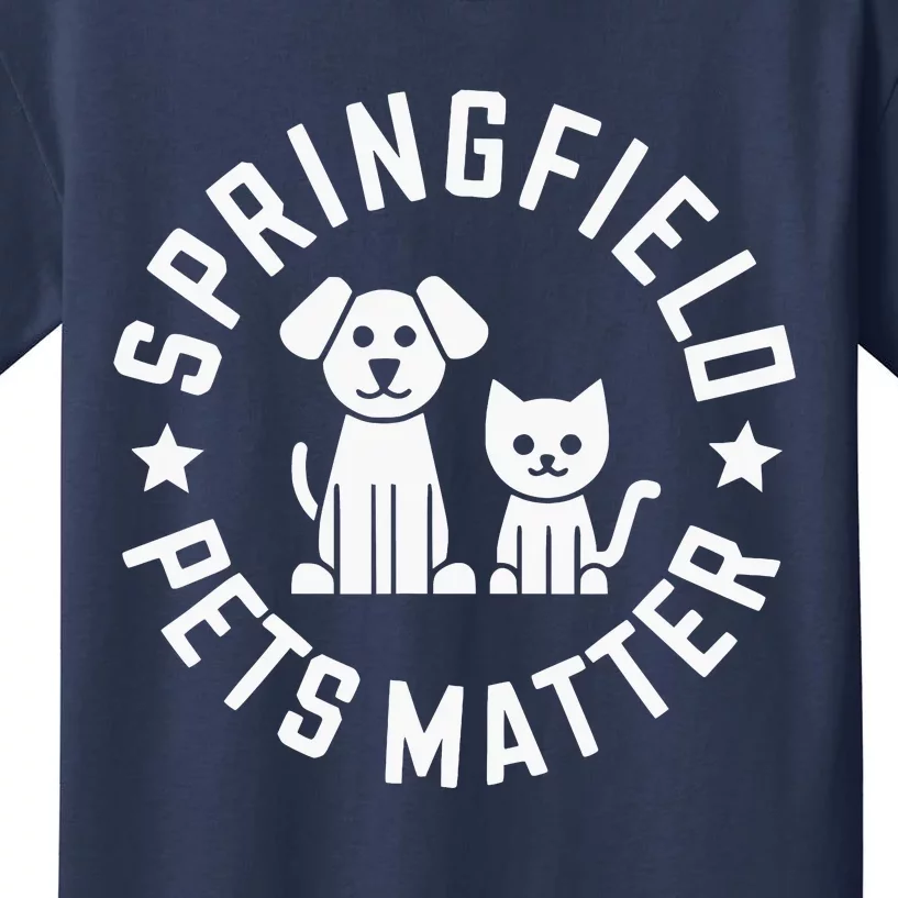 Eating The Dogs Springfield Pets Matter Cute Animal Design Kids T-Shirt