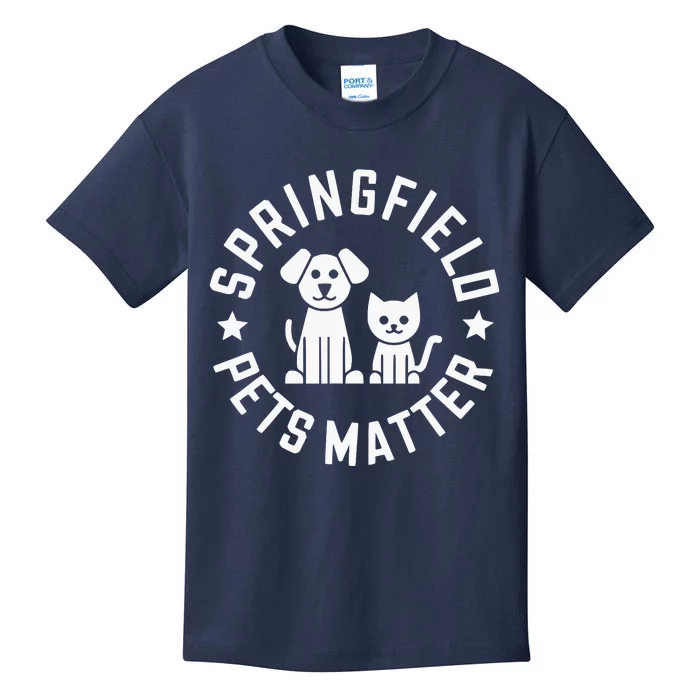 Eating The Dogs Springfield Pets Matter Cute Animal Design Kids T-Shirt