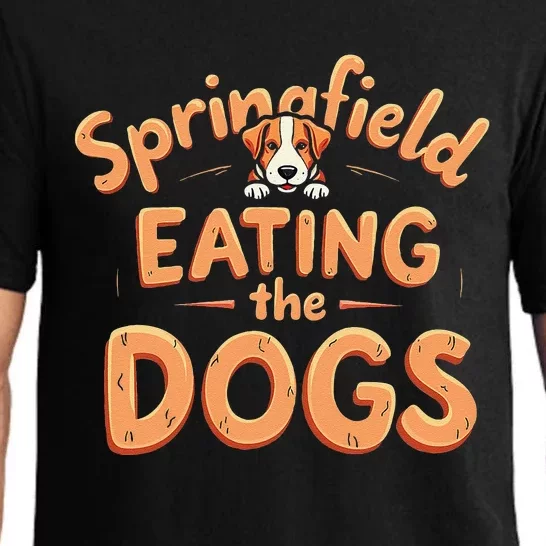 Eating The Dogs In Springfield Election Gift Pajama Set