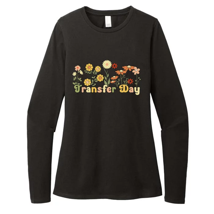 Embryo Transfer Day Ivf Flowers Ivf Transfer Day Couple Womens CVC Long Sleeve Shirt