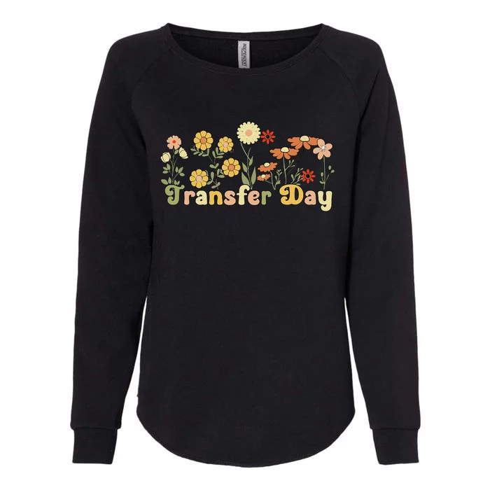 Embryo Transfer Day Ivf Flowers Ivf Transfer Day Couple Womens California Wash Sweatshirt