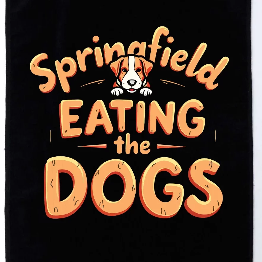 Eating The Dogs In Springfield Election Platinum Collection Golf Towel