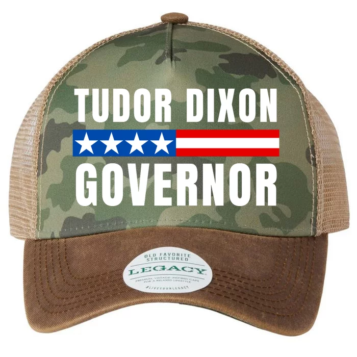 Elect Tudor Dixon Michigan Governor Vote Tudor Dixon Legacy Tie Dye Trucker Hat