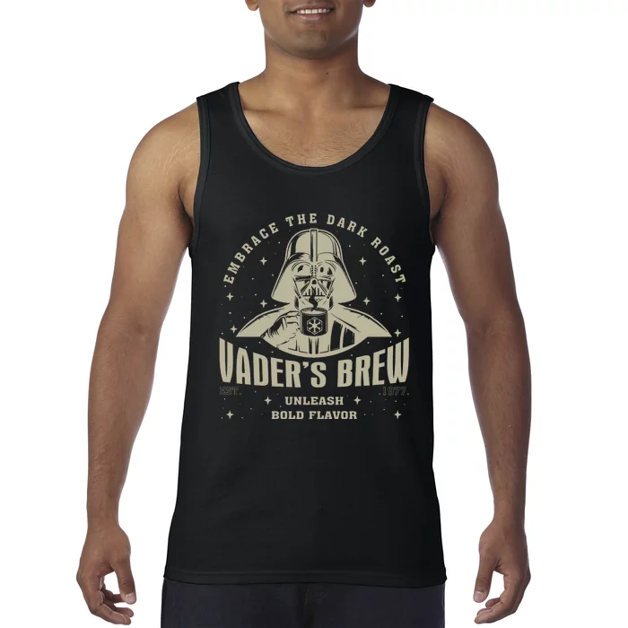 Embrace The Dark Brew Est 1977 Darth Tank Top