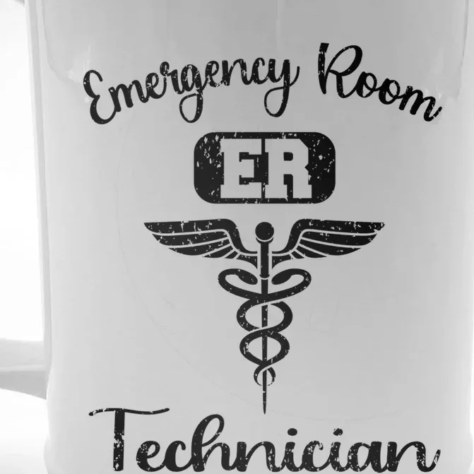 Er Tech Emergency Room Technologists Technicians Gift Front & Back Beer Stein