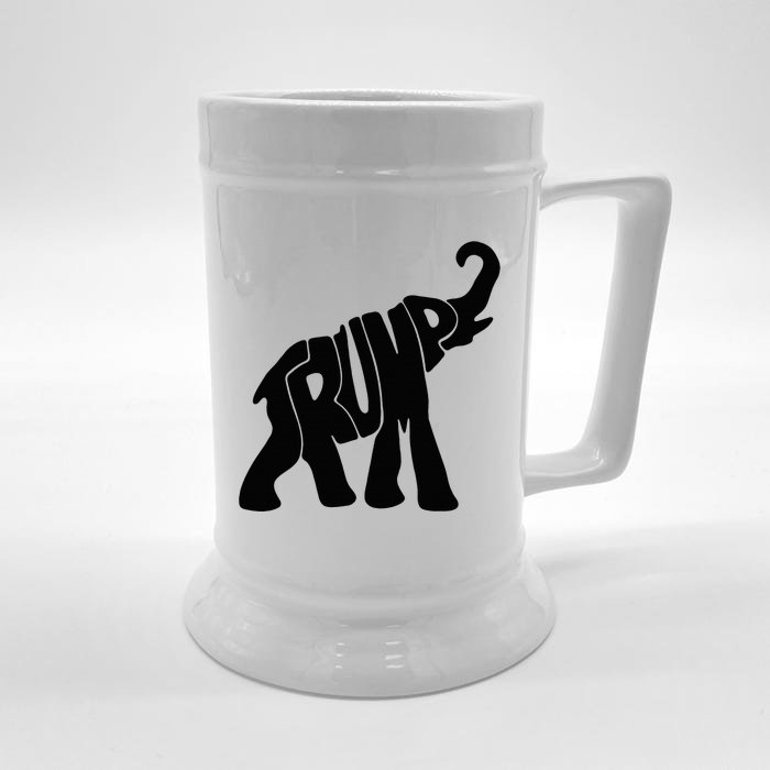 Elehphant Trump Front & Back Beer Stein