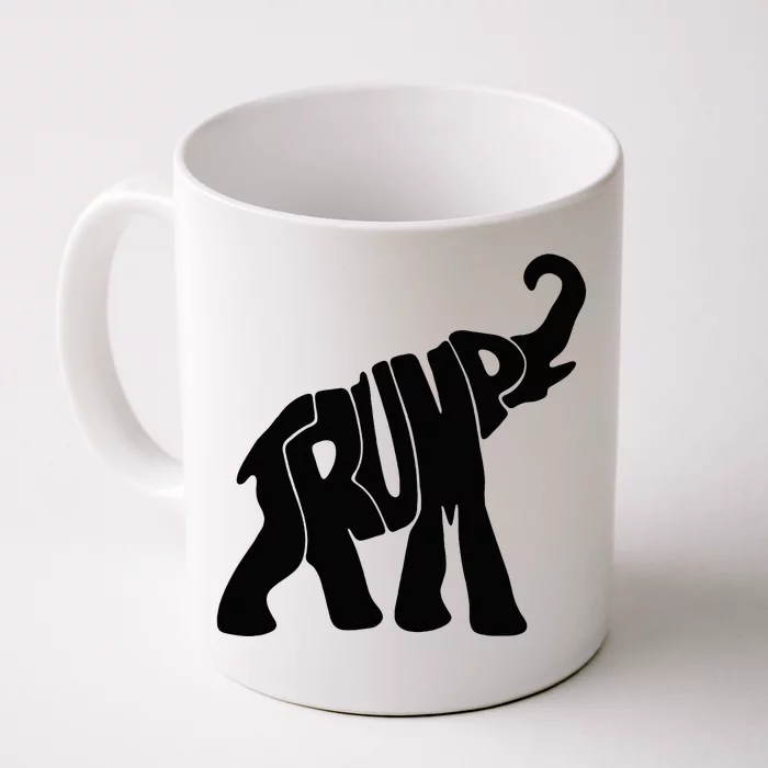 Elehphant Trump Front & Back Coffee Mug