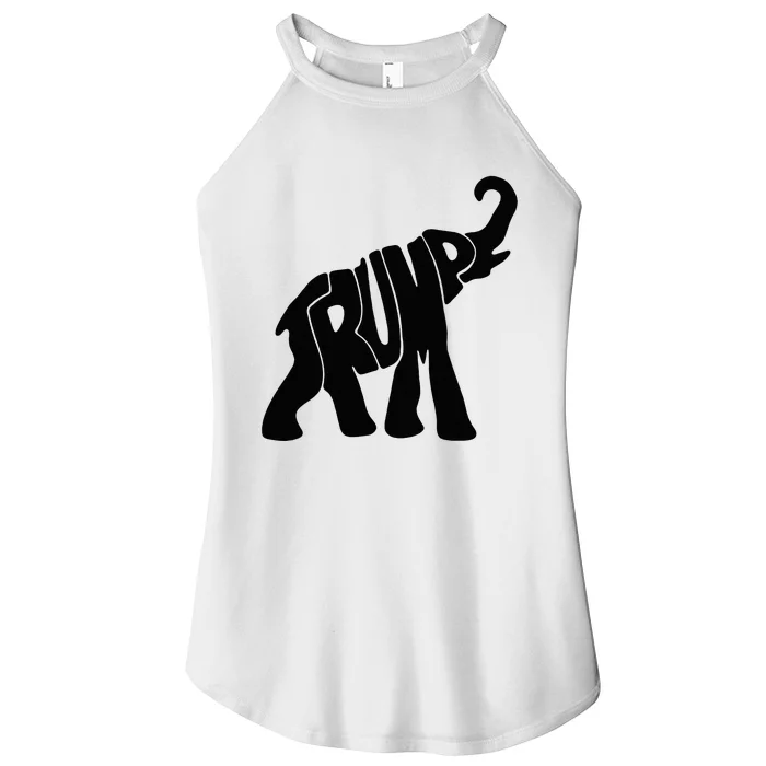 Elehphant Trump Women’s Perfect Tri Rocker Tank