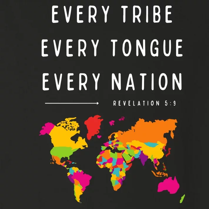 Every Tribe Every Tongue Every Nation Revelation Toddler Long Sleeve Shirt