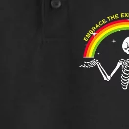 Embrace The Existential Dread Apparel Dry Zone Grid Performance Polo