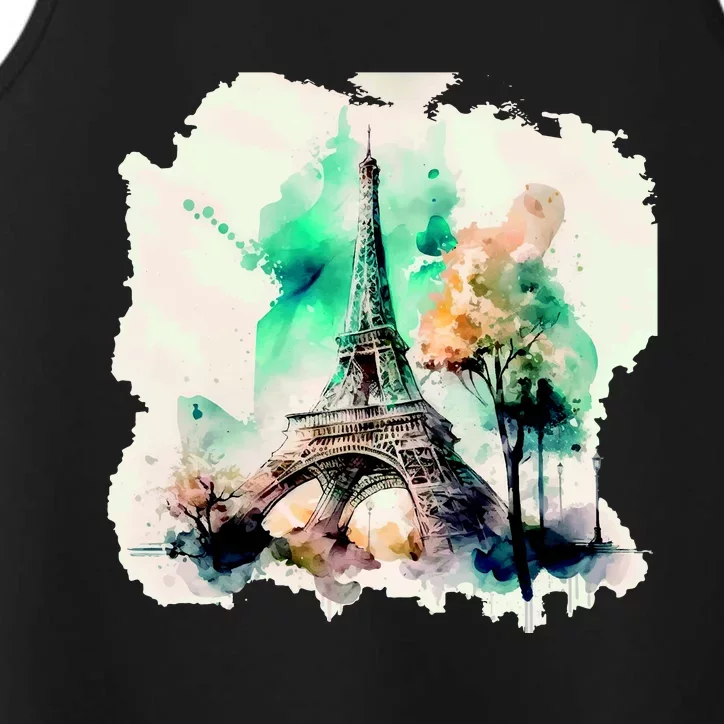 Eiffel Tower Performance Tank