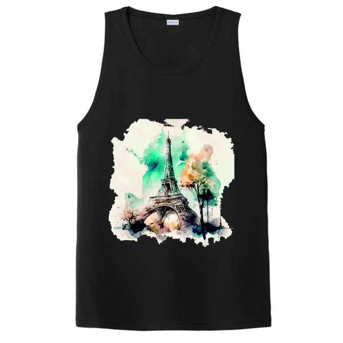 Eiffel Tower Performance Tank