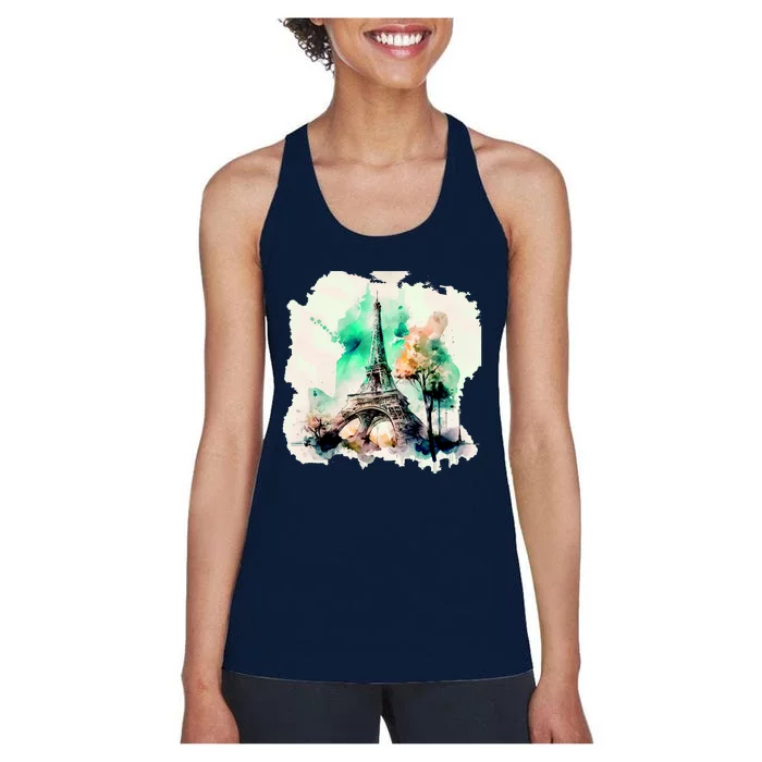 Eiffel Tower Women's Racerback Tank