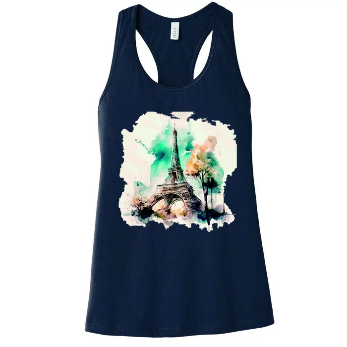 Eiffel Tower Women's Racerback Tank