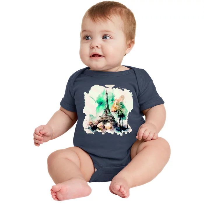 Eiffel Tower Baby Bodysuit