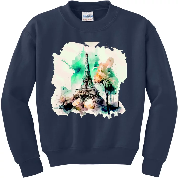 Eiffel Tower Kids Sweatshirt