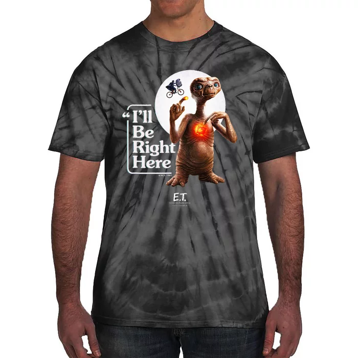 E.T. The Extraterrestrial ILl Be Right Here Moon Glow Tie-Dye T-Shirt