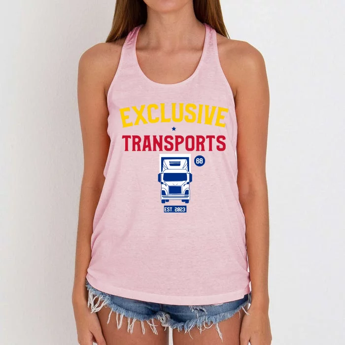 Exclusive Transports EG 68 Women's Knotted Racerback Tank