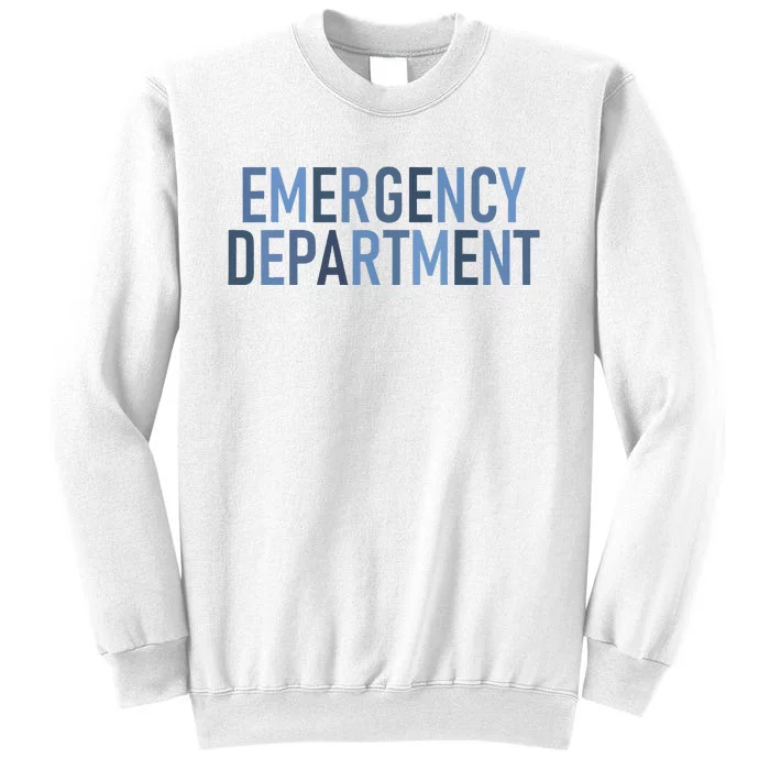 Er Tech Emergency Department Technician Emergency Nurse Sweatshirt