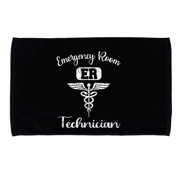 ER Tech Emergency Room Technologists Technicians Microfiber Hand Towel