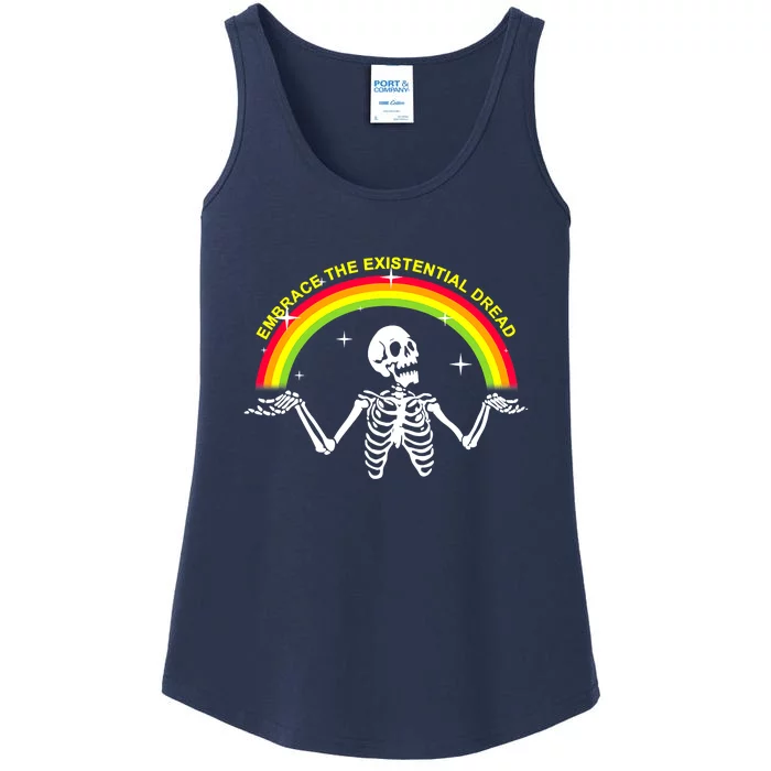 Embrace The Existential Dread Ladies Essential Tank