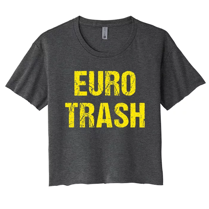 Euro Trash Women's Crop Top Tee