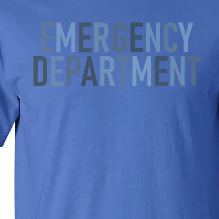 Er Tech Emergency Departt Technician Emergency Nurse Cool Gift Tall T-Shirt