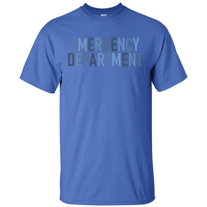 Er Tech Emergency Departt Technician Emergency Nurse Cool Gift Tall T-Shirt