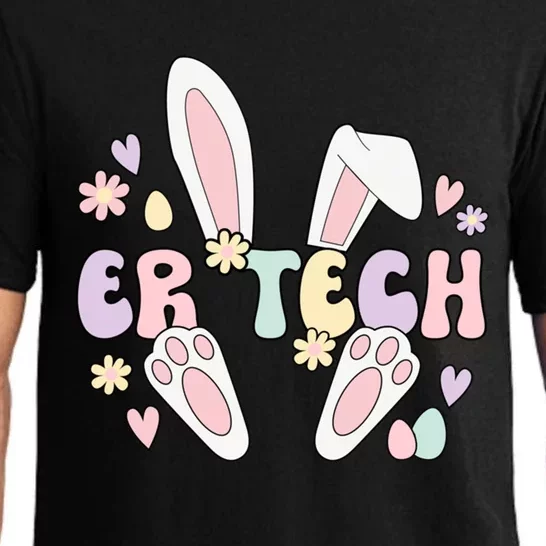 Er Tech Easter Bunny Emergency Room Tech Easter Day Gift Pajama Set