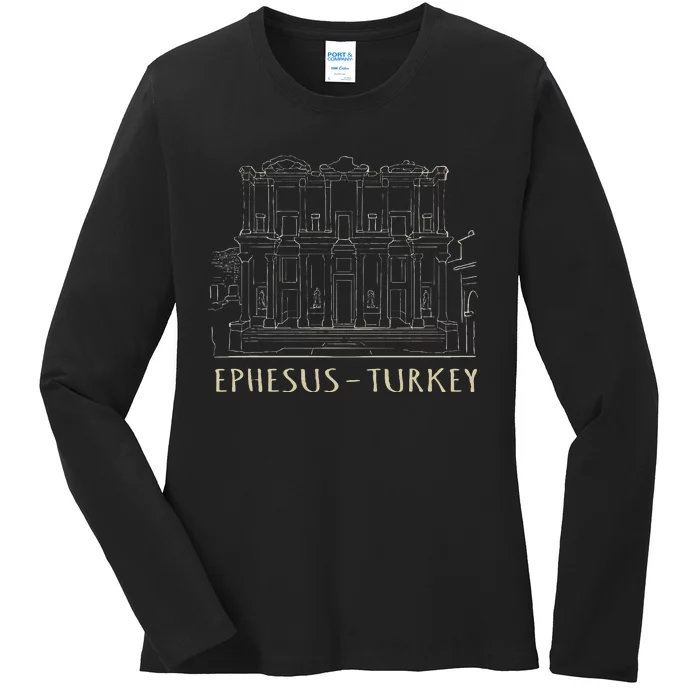 Ephesus Turkey Ladies Long Sleeve Shirt