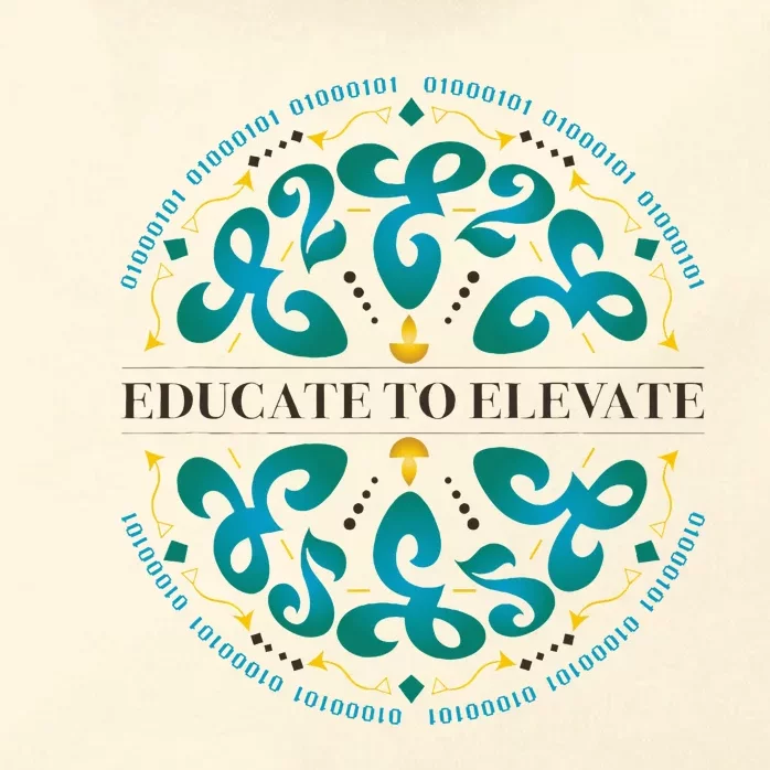 Educate To Elevate Zip Tote Bag