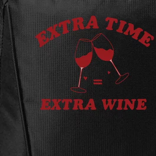 Extra Time = Extra Wine City Backpack