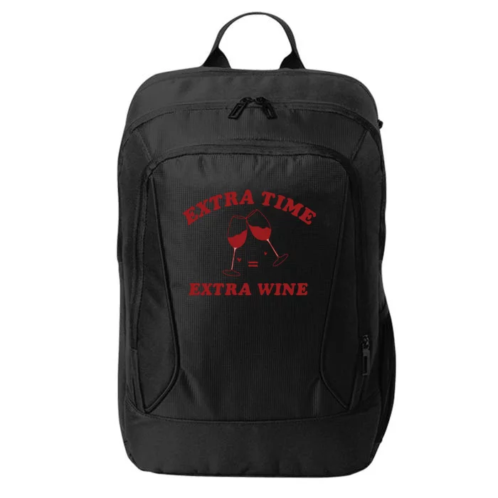 Extra Time = Extra Wine City Backpack