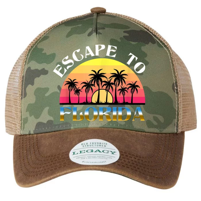 Escape To Florida Legacy Tie Dye Trucker Hat