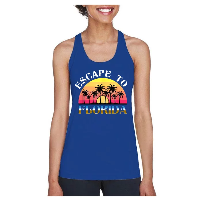 Escape To Florida Women's Racerback Tank