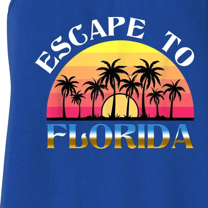 Escape To Florida Women's Racerback Tank