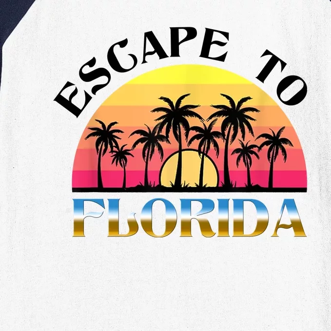 Escape To Florida Baseball Sleeve Shirt