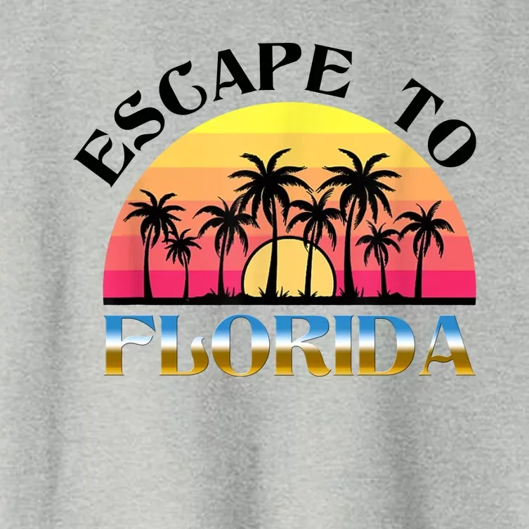 Escape To Florida Women's Crop Top Tee