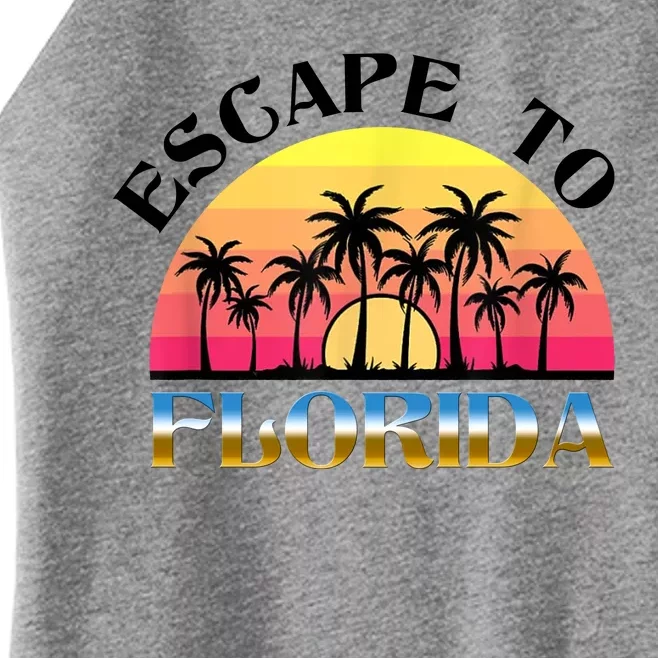 Escape To Florida Women’s Perfect Tri Rocker Tank